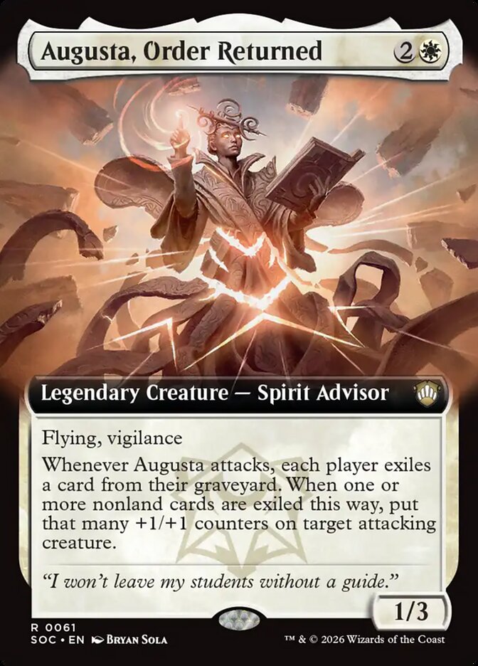 Augusta, Order Returned: Secrets of Strixhaven Commander
