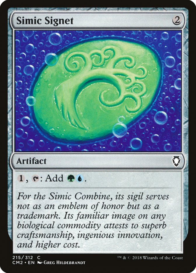 Simic Signet (#215): Commander Anthology Volume II