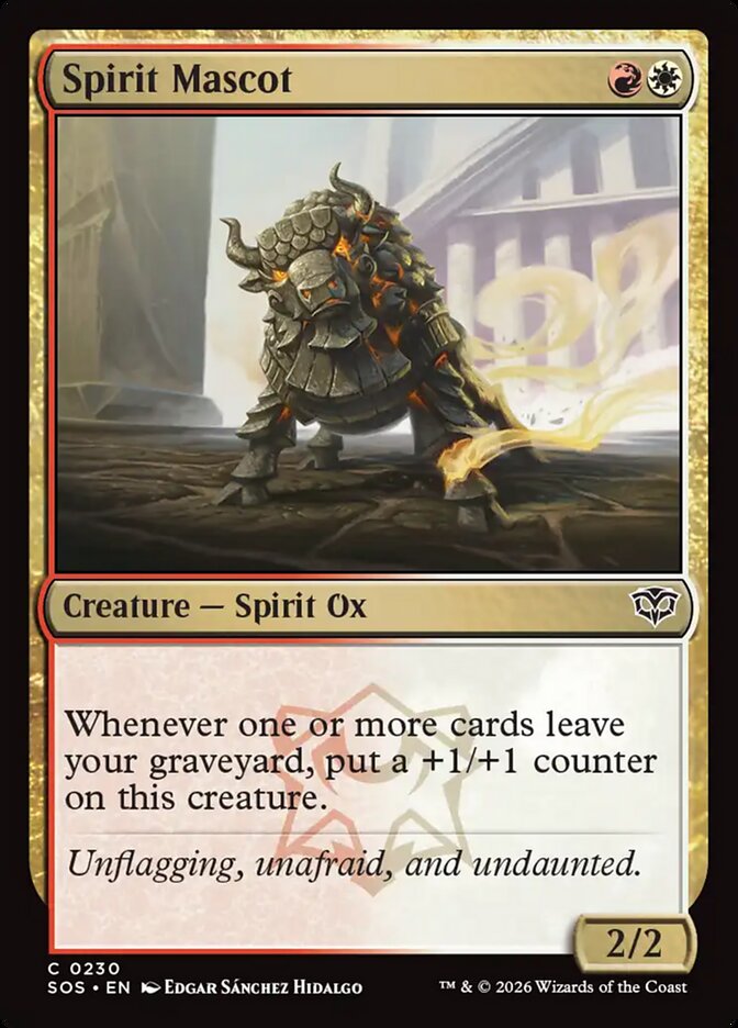 Spirit Mascot - (Foil): Secrets of Strixhaven