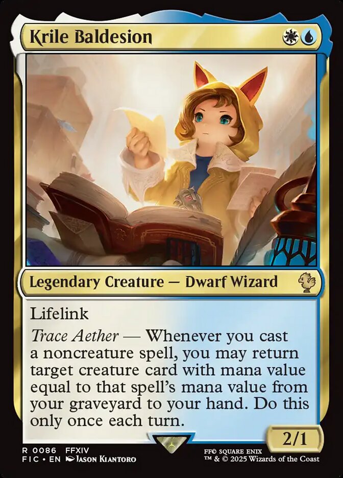 Krile Baldesion: Final Fantasy Commander