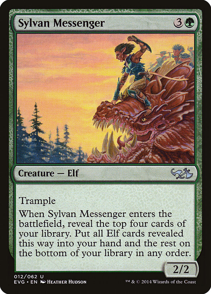 Sylvan Messenger: Duel Decks Anthology: Elves vs. Goblins