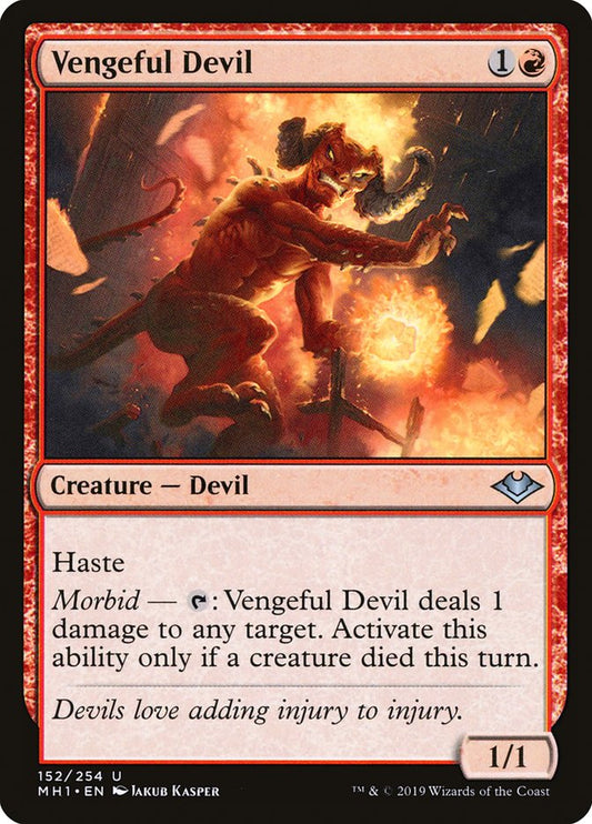 Vengeful Devil - (Foil): Modern Horizons