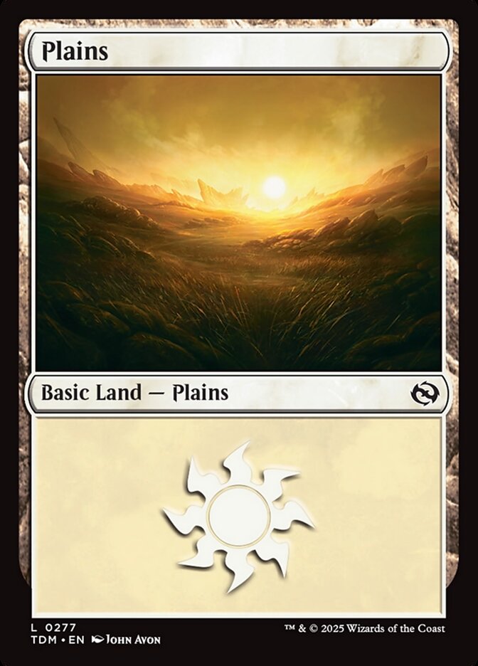 Plains (#277): Tarkir: Dragonstorm