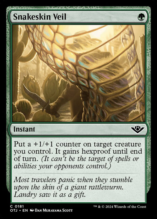 Snakeskin Veil - (Foil): Outlaws of Thunder Junction