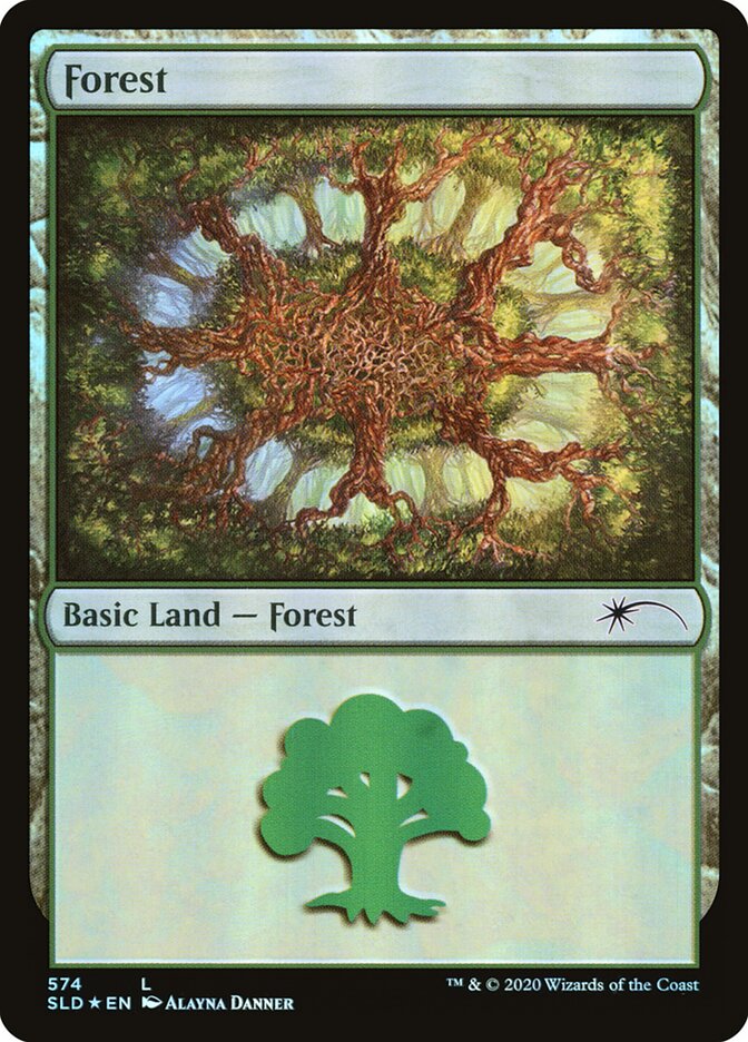 Forest (Secret Lair) (#574) - (Foil): Secret Lair Drop