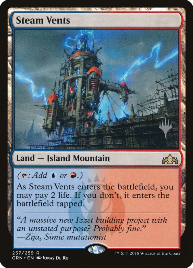 Steam Vents (Promo Pack) (Guilds of Ravnica): Guilds of Ravnica Promos