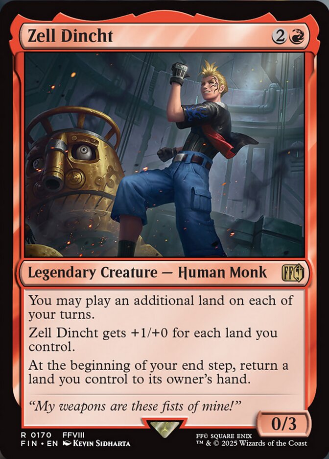 Zell Dincht - (Foil): Final Fantasy