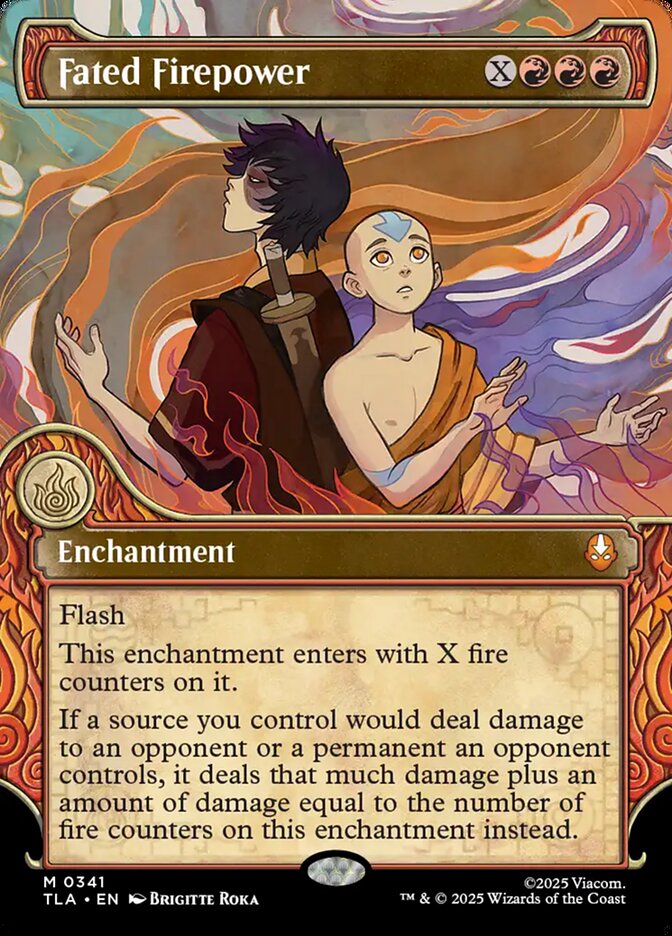 Fated Firepower (Showcase) - (Foil): Avatar: The Last Airbender