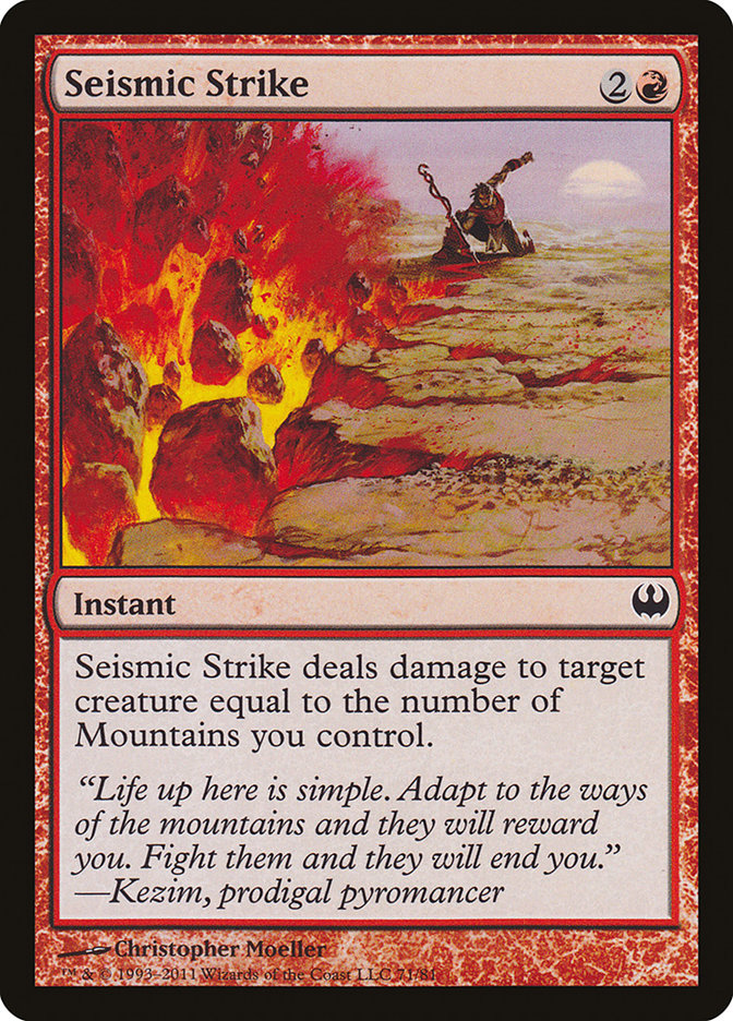 Seismic Strike: Duel Decks: Knights vs. Dragons