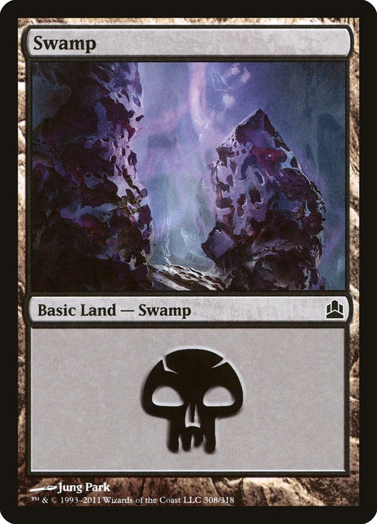 Swamp (#308): Commander 2011