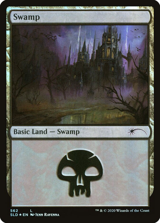 Swamp (Secret Lair) (#562) - (Foil): Secret Lair Drop