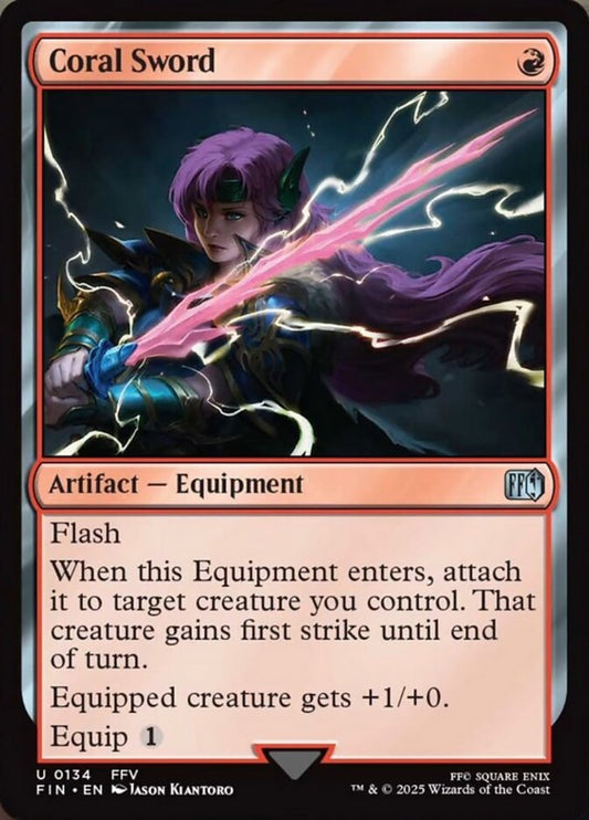 Coral Sword - (Foil): Final Fantasy