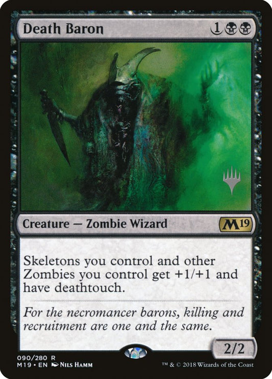 Death Baron - (Foil): Core Set 2019 Promos