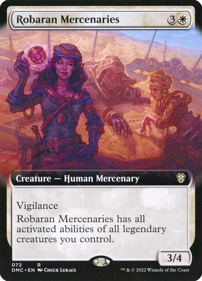 Robaran Mercenaries (Extended Art): Dominaria United Commander