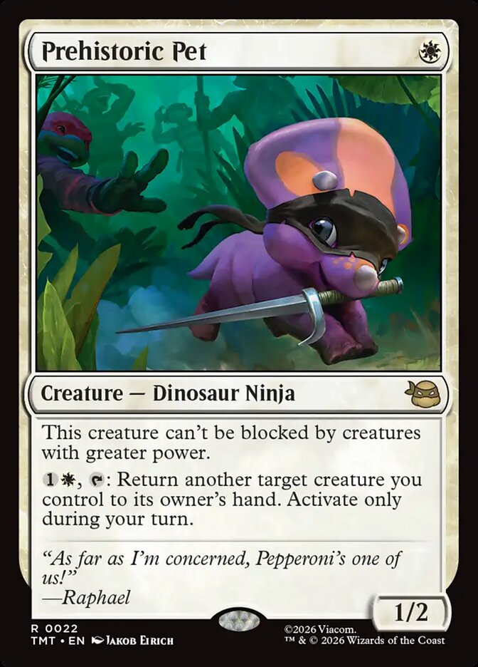 Prehistoric Pet: Teenage Mutant Ninja Turtles