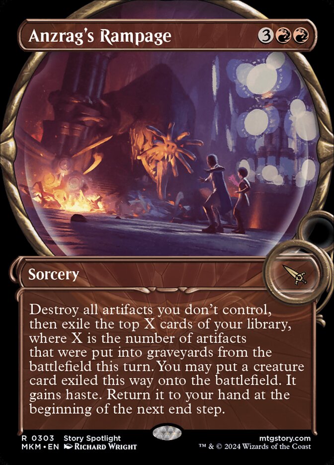 Anzrag's Rampage (Showcase) - (Foil): Murders at Karlov Manor