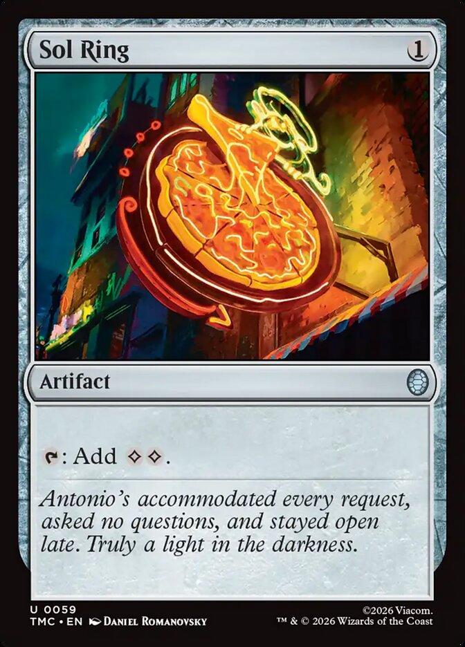 Sol Ring - (Foil): Teenage Mutant Ninja Turtles Eternal