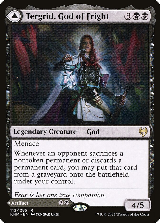 Tergrid, God of Fright // Tergrid's Lantern - (Foil): Kaldheim