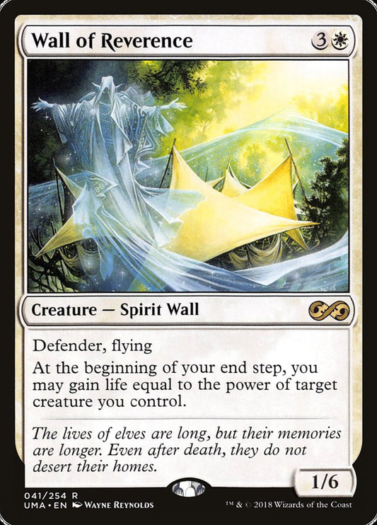 Wall of Reverence - (Foil): Ultimate Masters