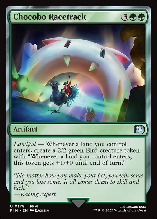 Chocobo Racetrack - (Foil): Final Fantasy
