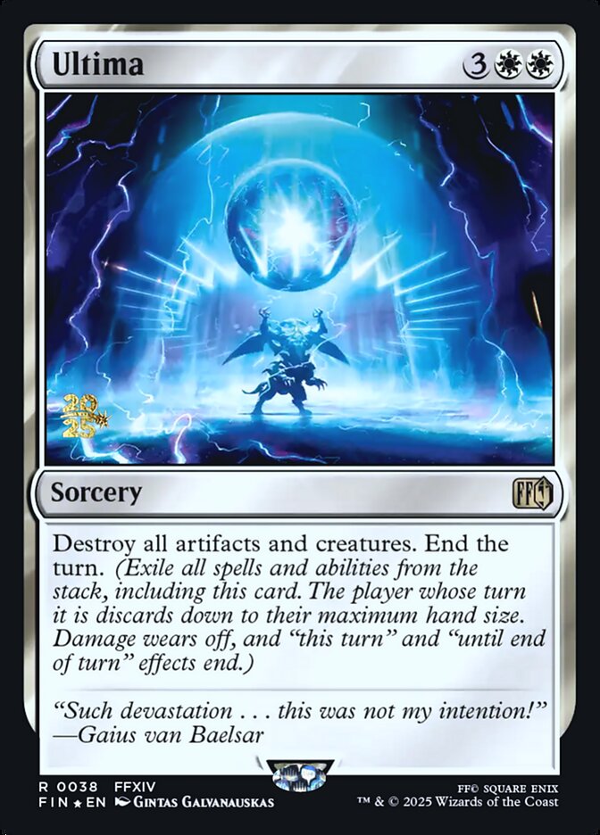 Ultima (Prerelease) (FINAL FANTASY) - (Foil): Final Fantasy Promos