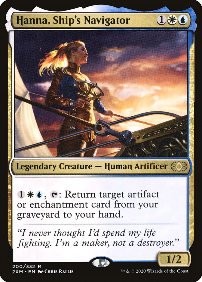 Hanna, Ship's Navigator: Double Masters