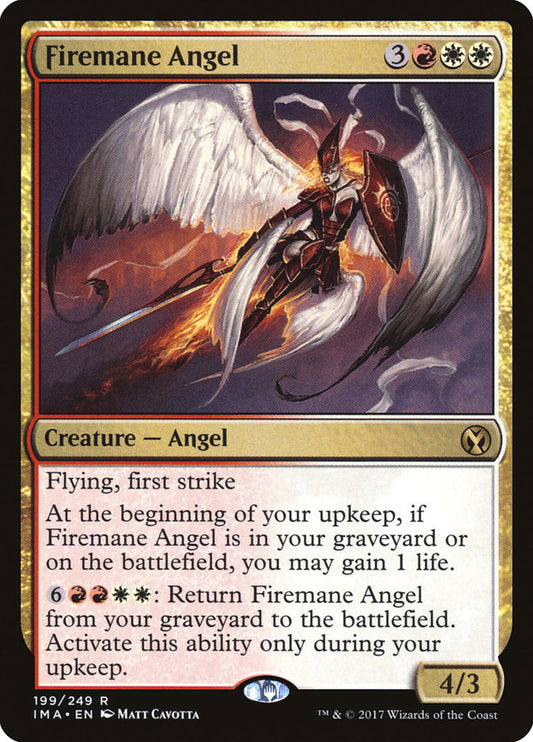 Firemane Angel - (Foil): Iconic Masters