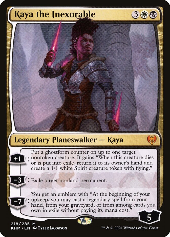 Kaya the Inexorable - (Foil): Kaldheim