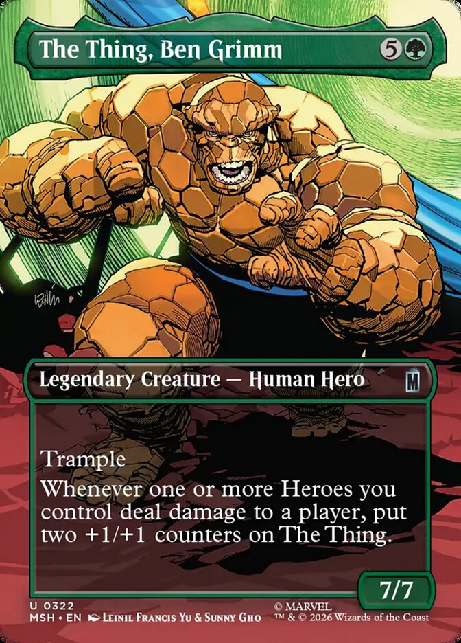 The Thing, Ben Grimm (Borderless) (#322)