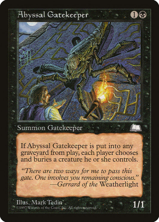 Abyssal Gatekeeper: Weatherlight