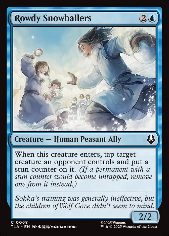 Rowdy Snowballers - (Foil): Avatar: The Last Airbender