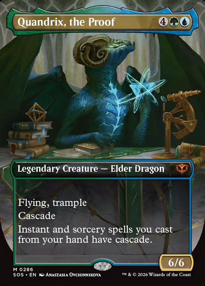 Quandrix, the Proof - (Foil): Secrets of Strixhaven