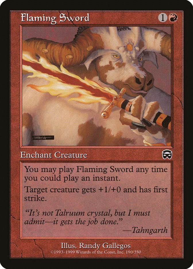 Flaming Sword: Mercadian Masques