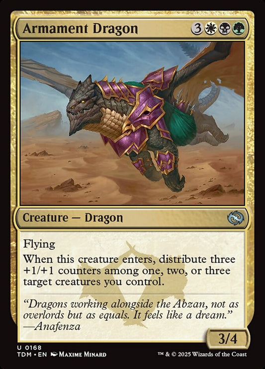Armament Dragon - (Foil): Tarkir: Dragonstorm