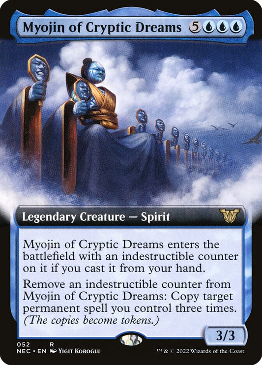 Myojin of Cryptic Dreams (Extended Art): Neon Dynasty Commander