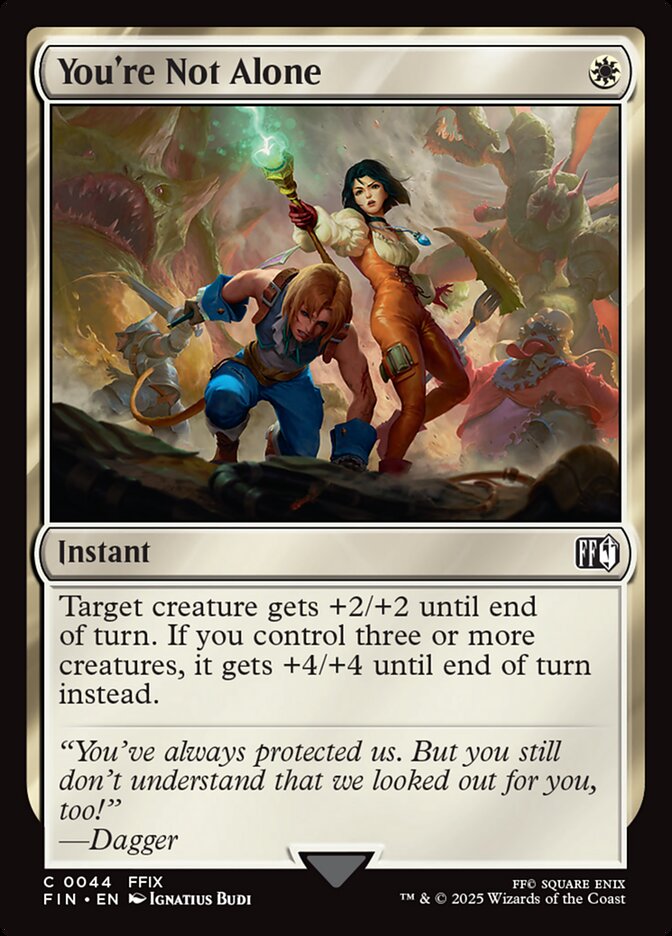 You're Not Alone - (Foil): Final Fantasy