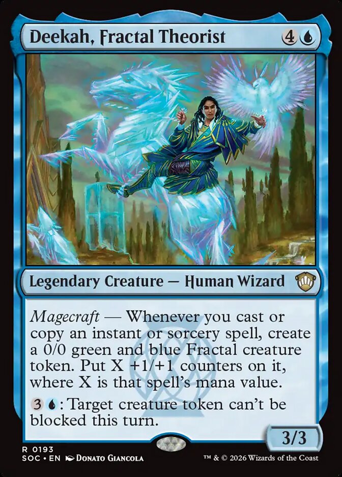 Deekah, Fractal Theorist: Secrets of Strixhaven Commander