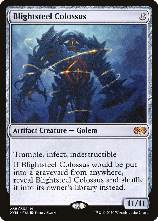 Blightsteel Colossus - (Foil): Double Masters