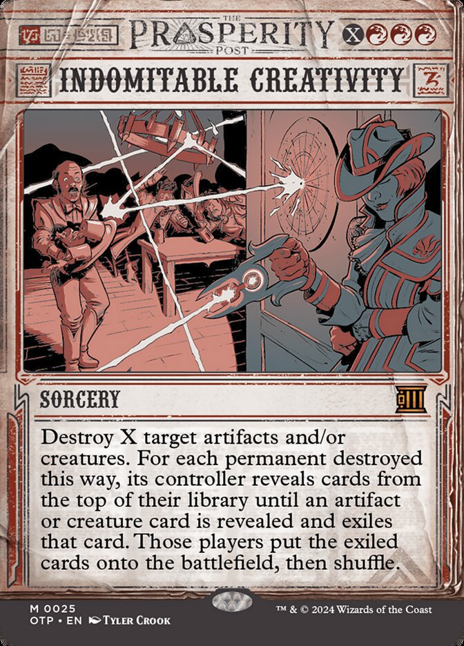 Indomitable Creativity: Breaking News