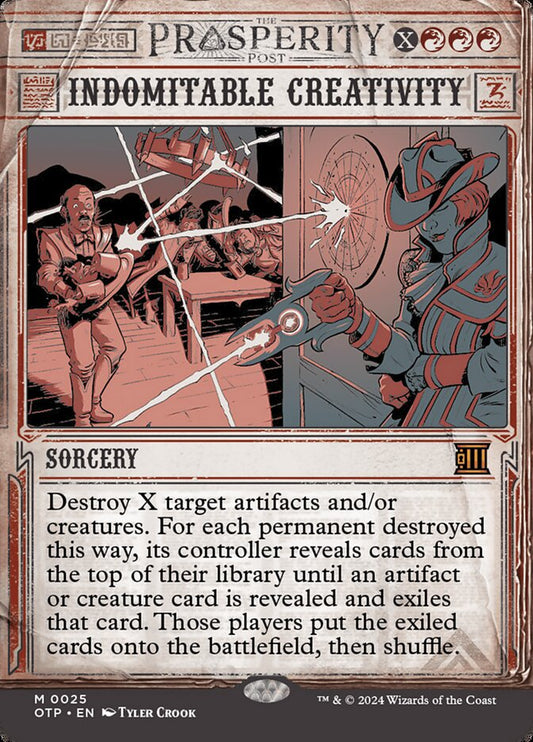 Indomitable Creativity: Breaking News