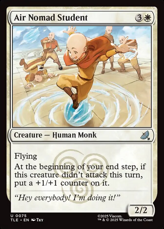 Air Nomad Student - (Foil): Avatar: The Last Airbender Eternal