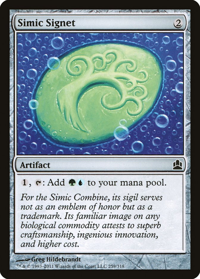 Simic Signet: Commander 2011
