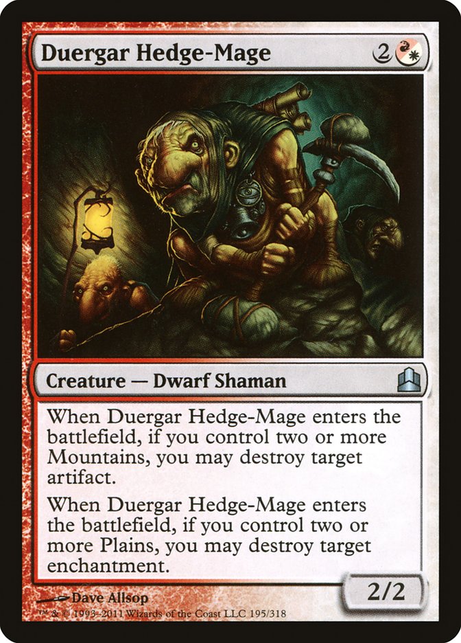 Duergar Hedge-Mage: Commander 2011