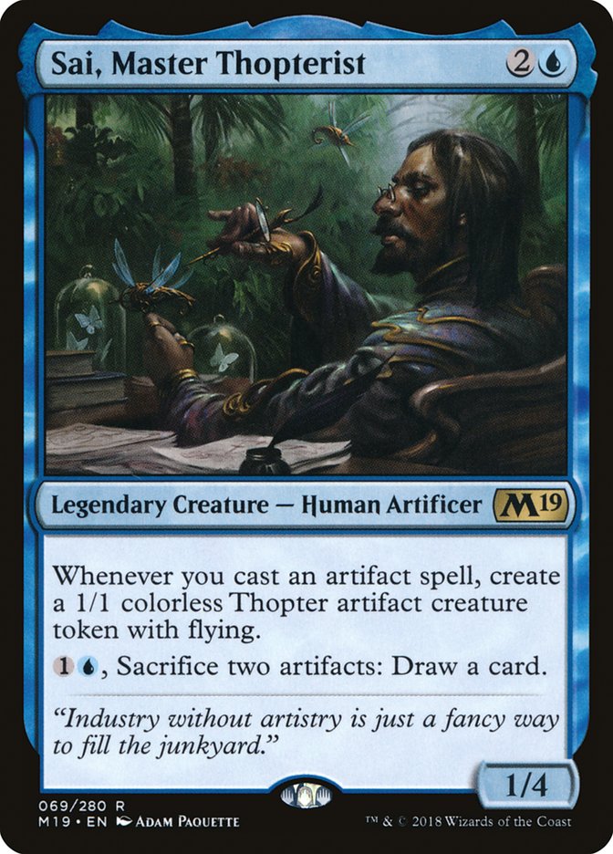 Sai, Master Thopterist - (Foil): Core Set 2019