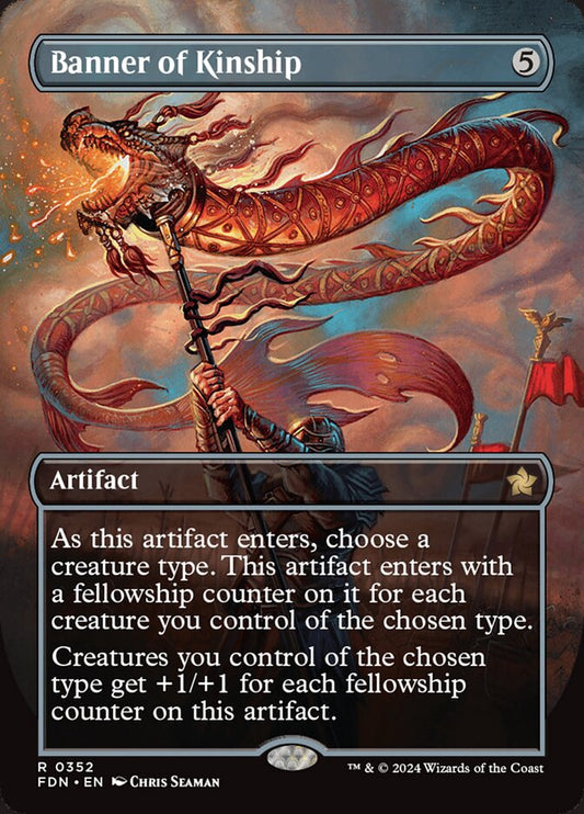 Banner of Kinship (Borderless) - (Foil): Foundations