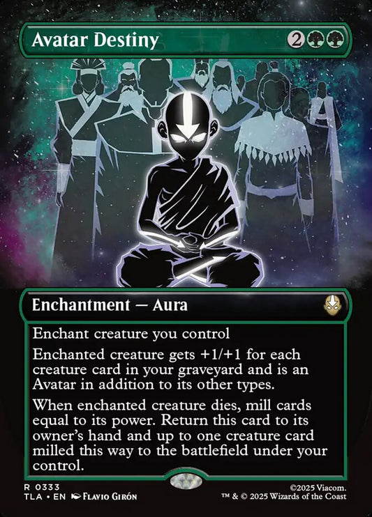 Avatar Destiny (Borderless) - (Foil): Avatar: The Last Airbender