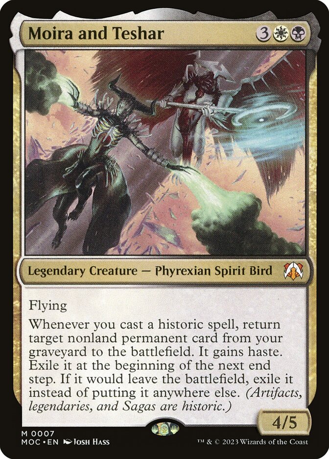 Moira and Teshar: March of the Machine Commander