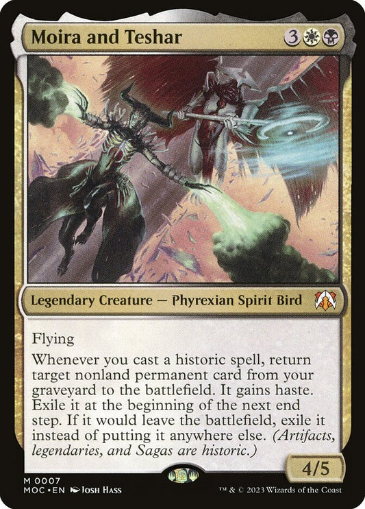 Moira and Teshar: March of the Machine Commander