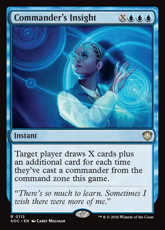 Commander's Insight: Secrets of Strixhaven Commander