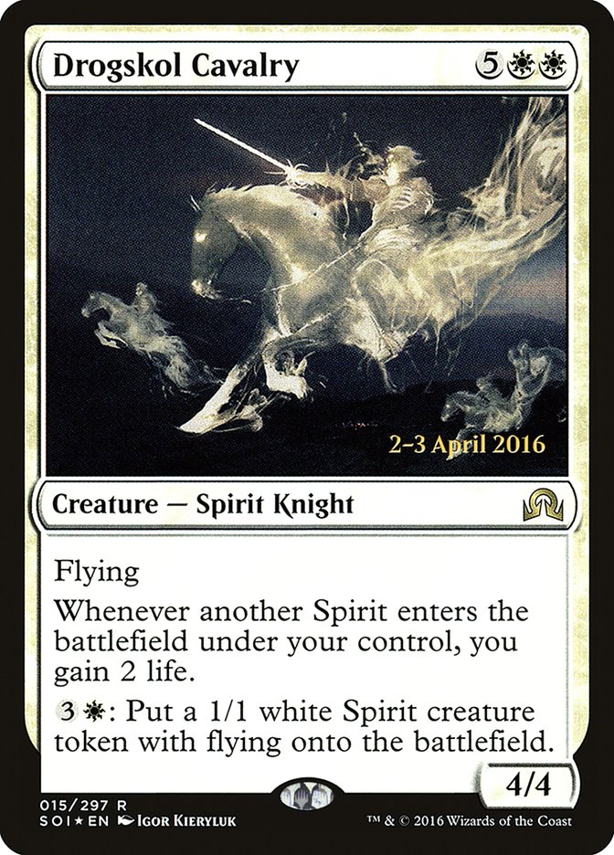 Drogskol Cavalry - (Foil): Shadows over Innistrad Promos